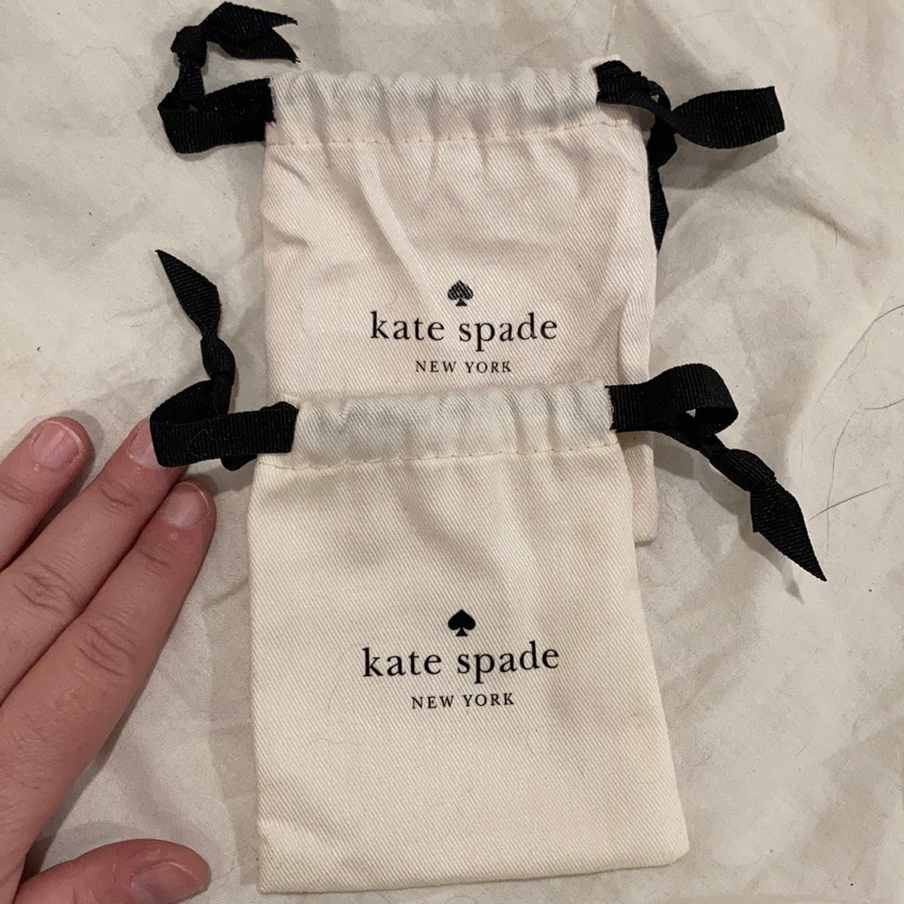 Kate Spade earring dust bag